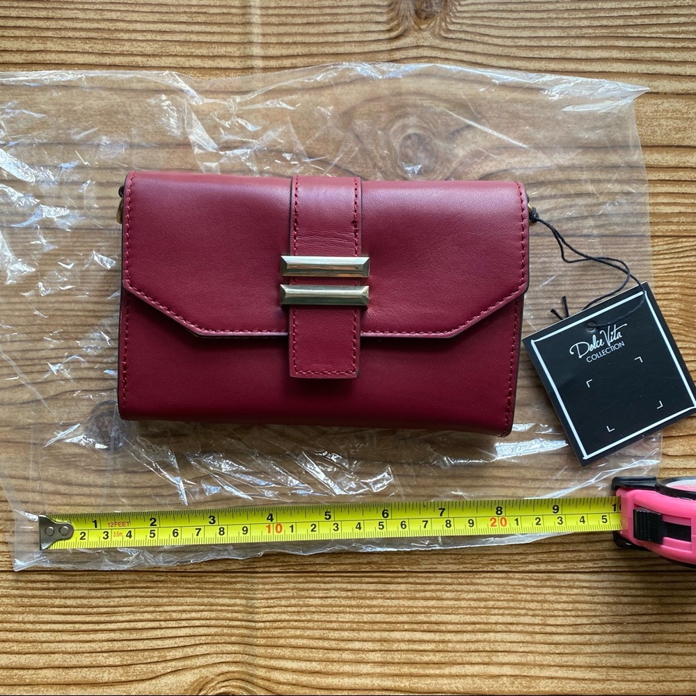 Red Dolce Vita Collection Crossbody Bag Small NWT